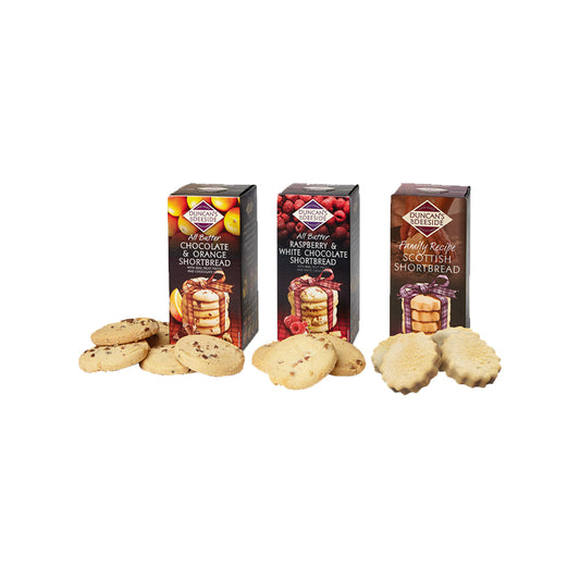 Duncans All Butter Fruit Shortbread Triple Pack 600g