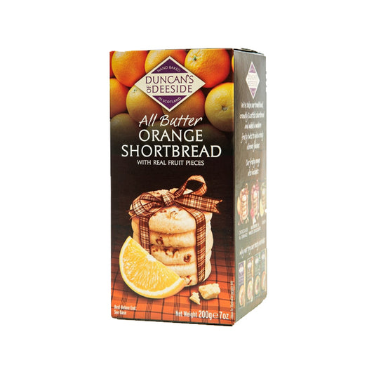 Duncans All Butter Orange Shortbread 200g