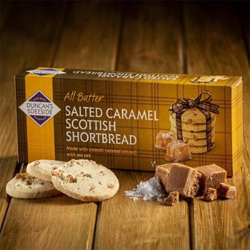 Duncans Salted Caramel All Butter Shortbread 150g