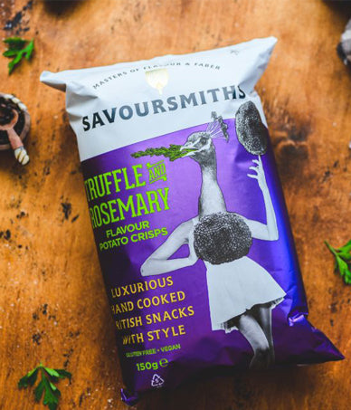 Savoursmith´s Crisps Truffle and Rosemary 40g