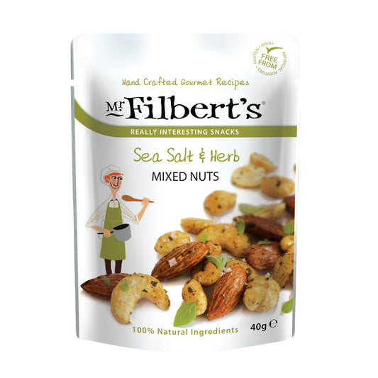 Mr. Filbert's Sea Salt & Herb Mixed Nuts 40g
