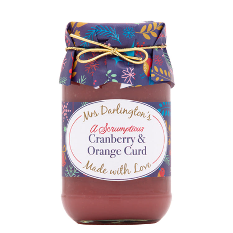 Mrs Darlingtons Cranberry & Orange Curd (Gold tie) 320g