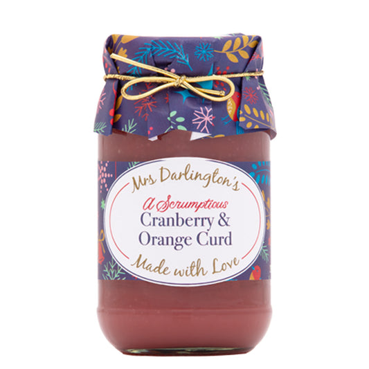 Mrs Darlingtons Cranberry & Orange Curd (Gold tie) 320g