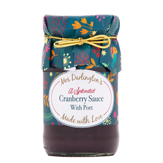 Mrs Darlingtons Cranberry Sauce with Port 200g