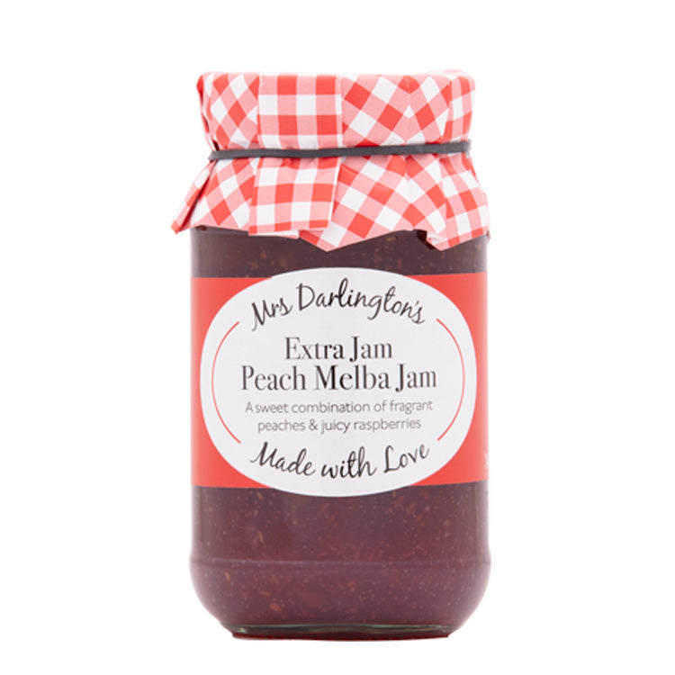 Mrs Darlingtons Peach Melba Jam 340g