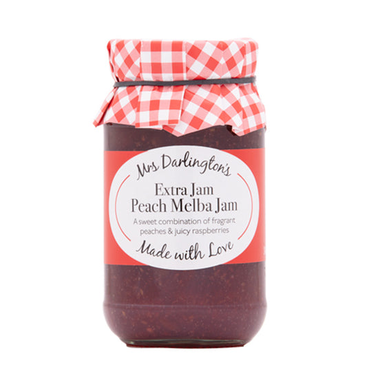 Mrs Darlingtons Peach Melba Jam 340g