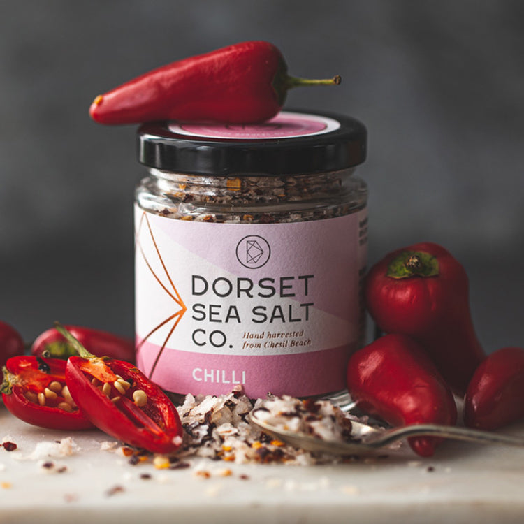 Dorset Chilli infused Sea Salt Jar 100g