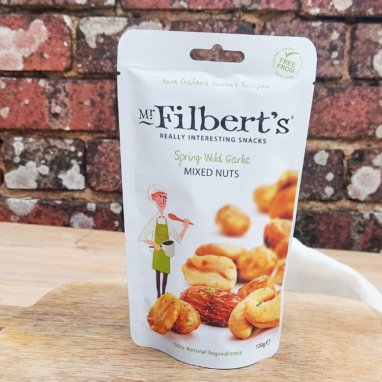 Mr. Filbert's Wild Garlic Mixed Nuts 100g