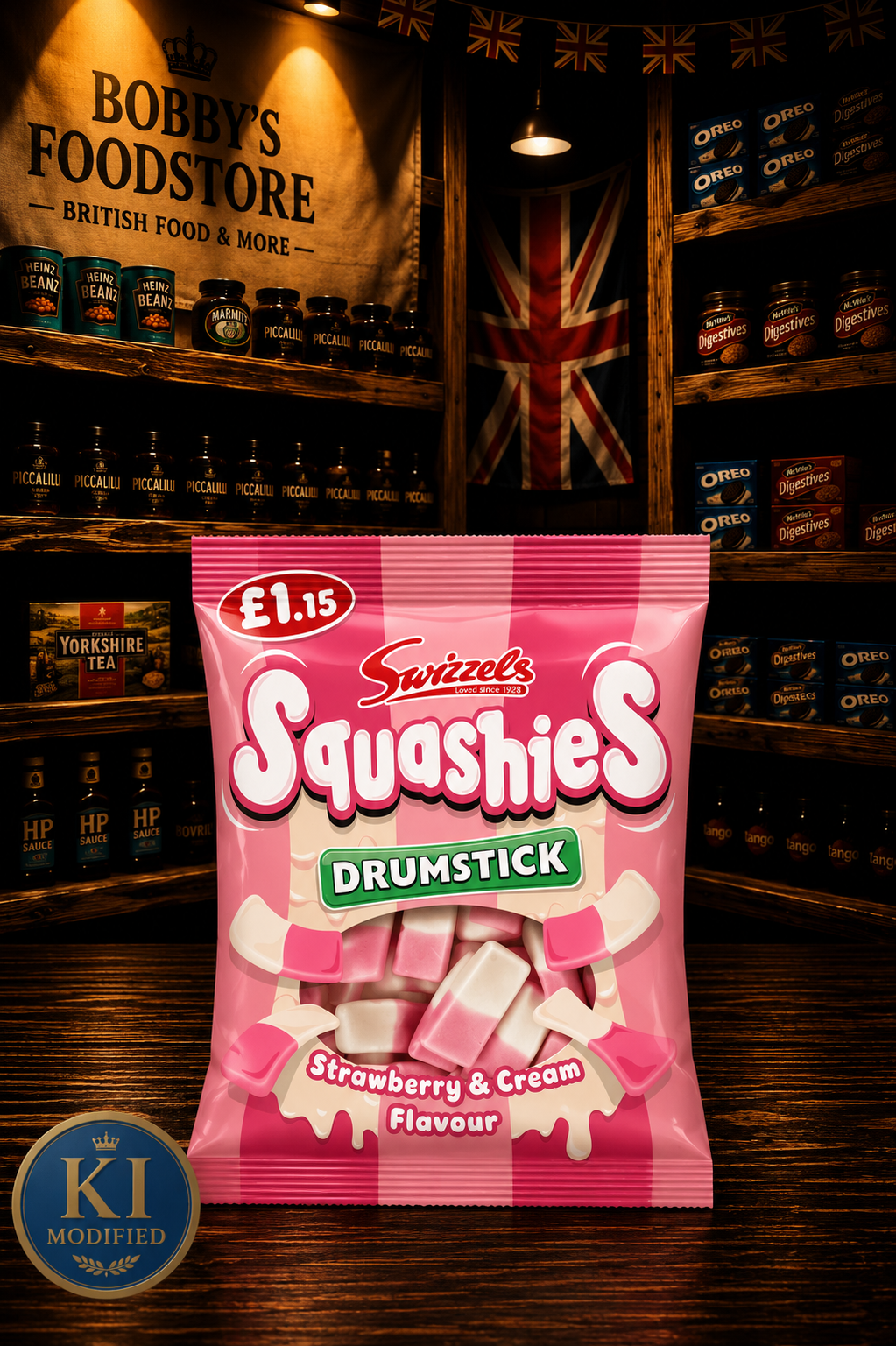 Swizzels Drumstick Squashies Strawberry and Cream 120g