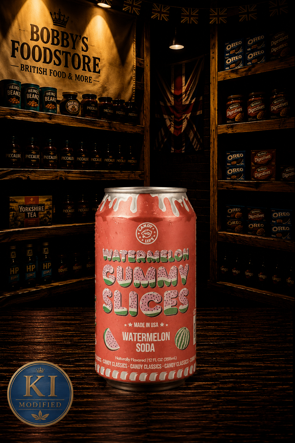 Gummy Slices Watermelon Soda 330ml