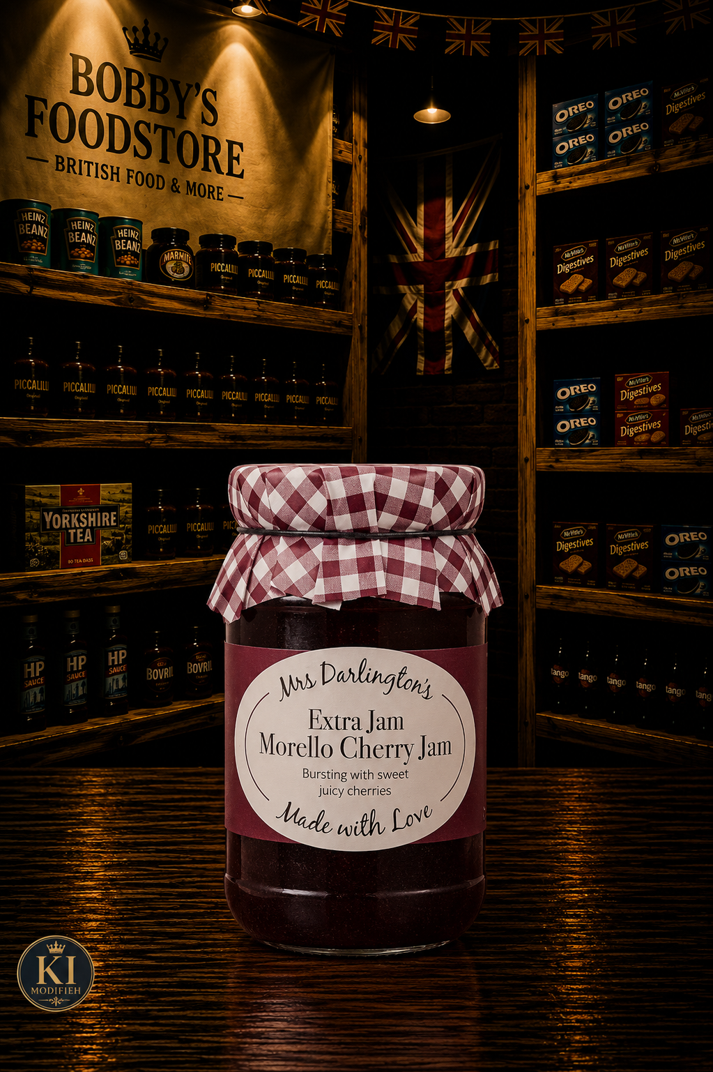 Mrs Darlingtons Morello Cherry Jam 340g