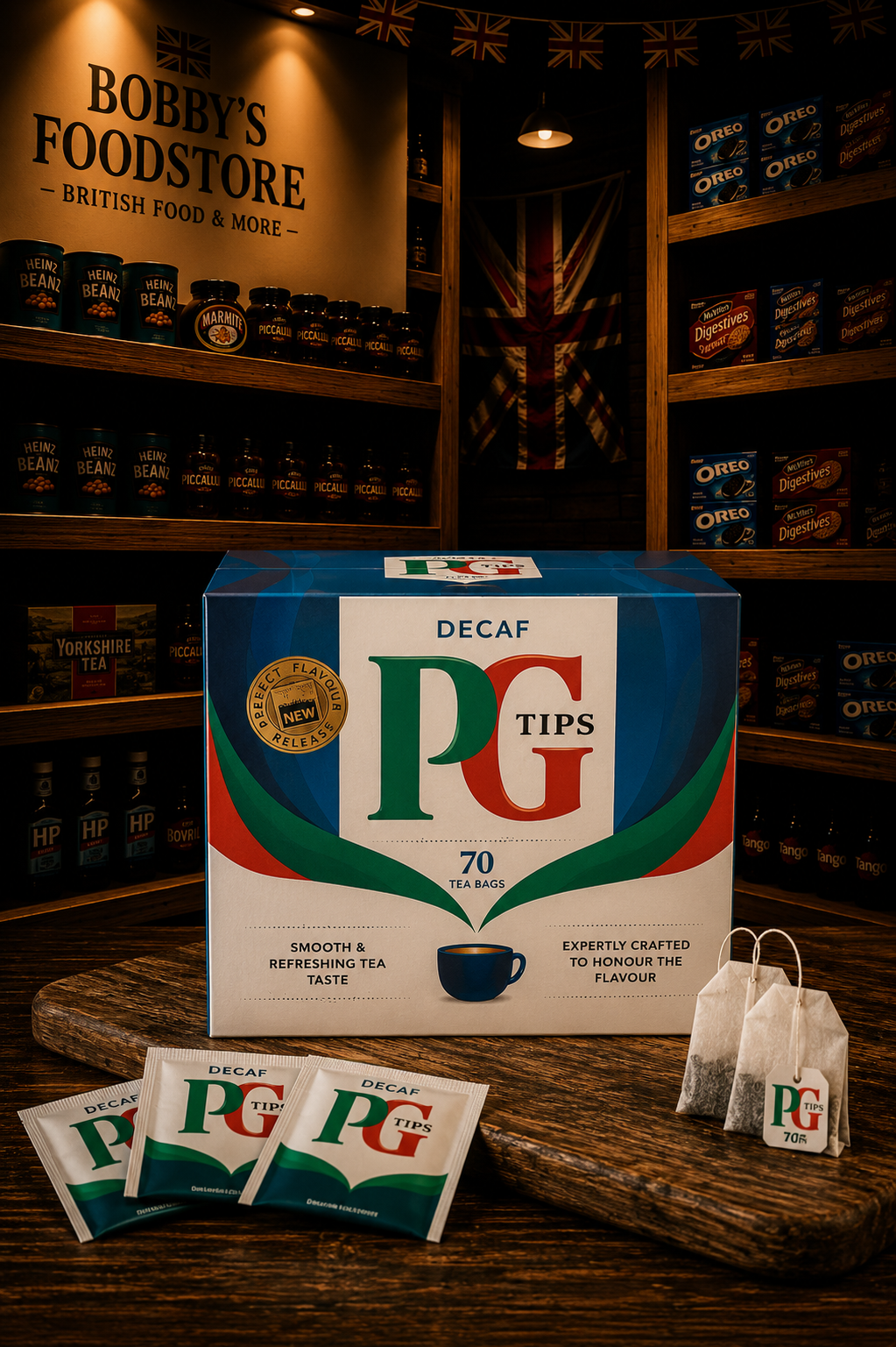PG Tips Decaf 70 Tea Bags