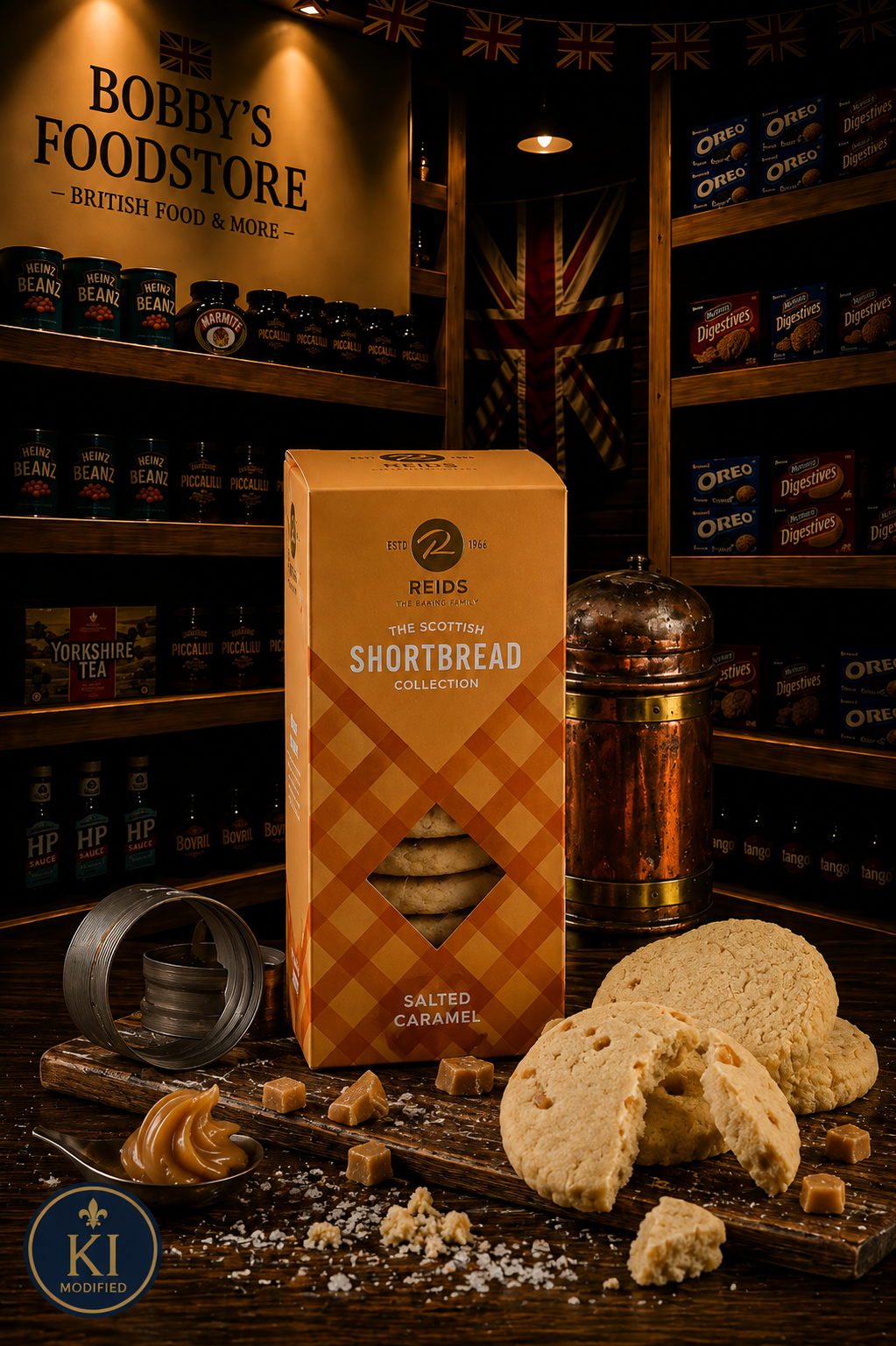 Reids Salted Caramel Shortbread 150g