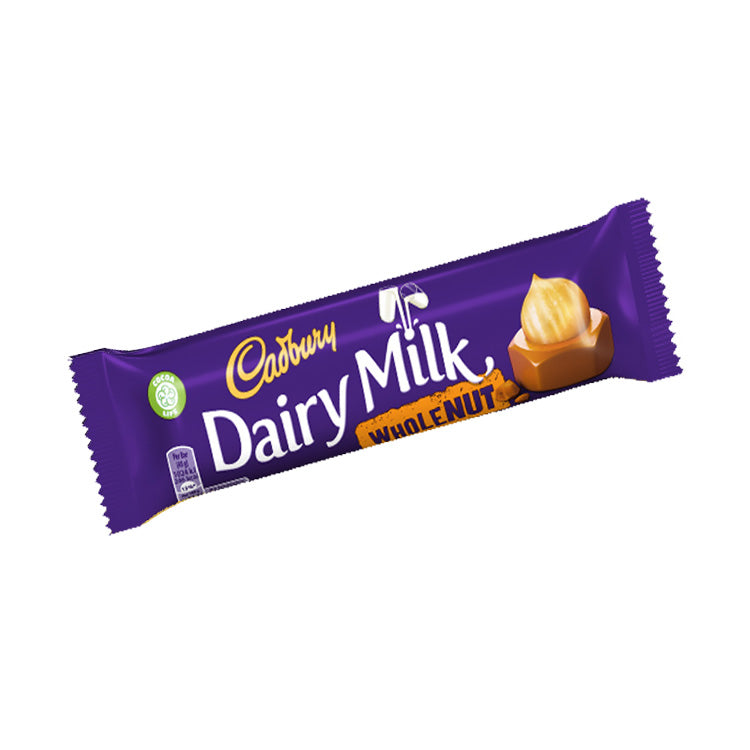 Cadbury Dairy Milk Whole Nut Bar 45g