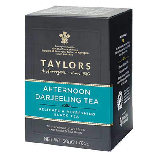Taylors of Harrogate Afternoon Darjeeling Tea 20 Tea Bags 50g