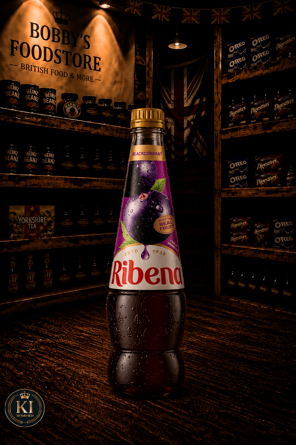 Ribena Blackcurrant Squash Concentrate - Rich in Vitamin C | 850ml