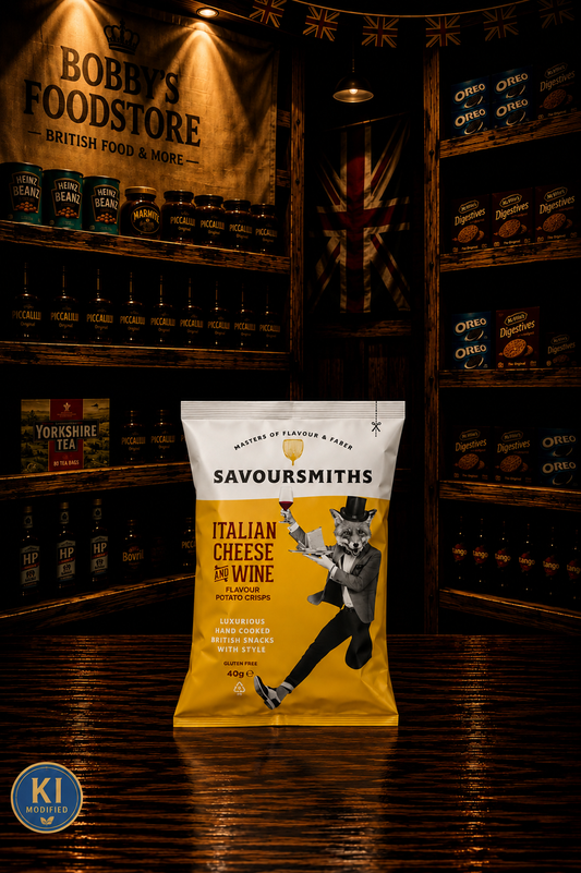 Savoursmith´s Crisps Italian Cheese and Wine 40g