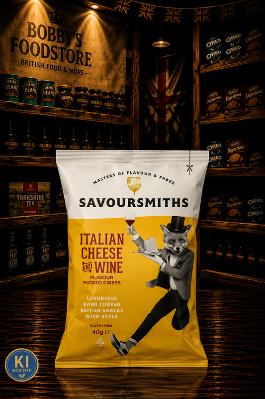 Savoursmith´s Crisps Italian Cheese and Wine 150g