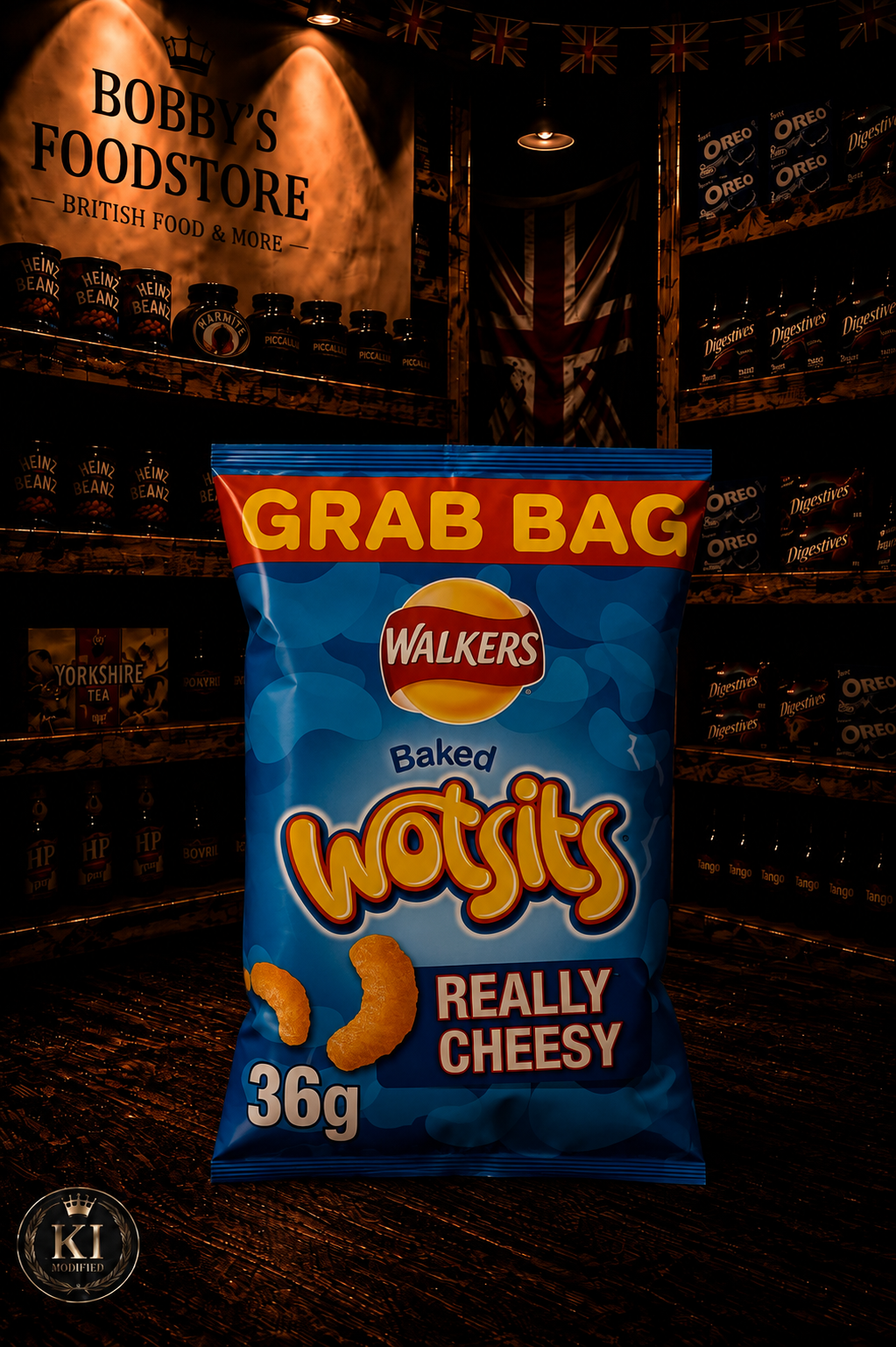 Walkers Wotsits Really Cheesy Crisps 36g