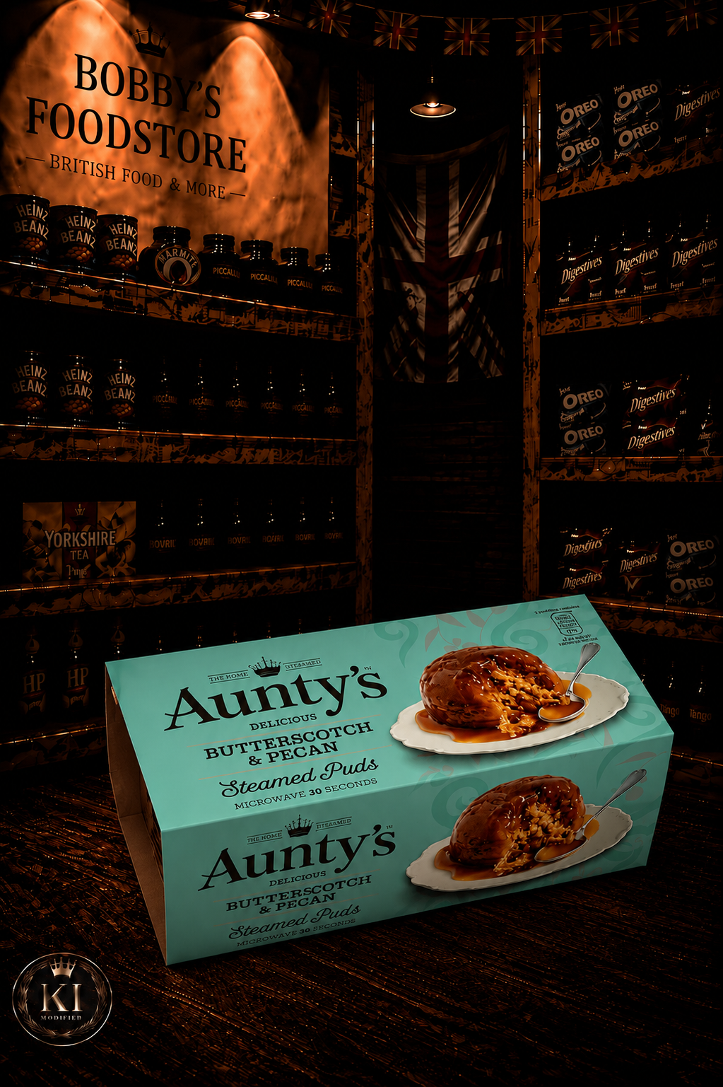 Auntys Butterscotch Pudding 2x95g