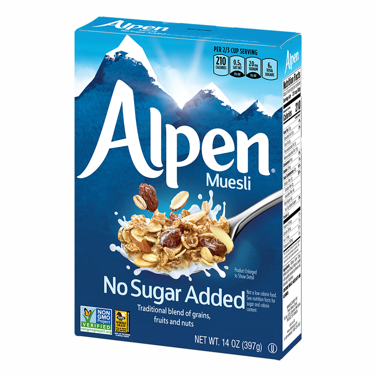 Alpen Original  No added sugar 550g