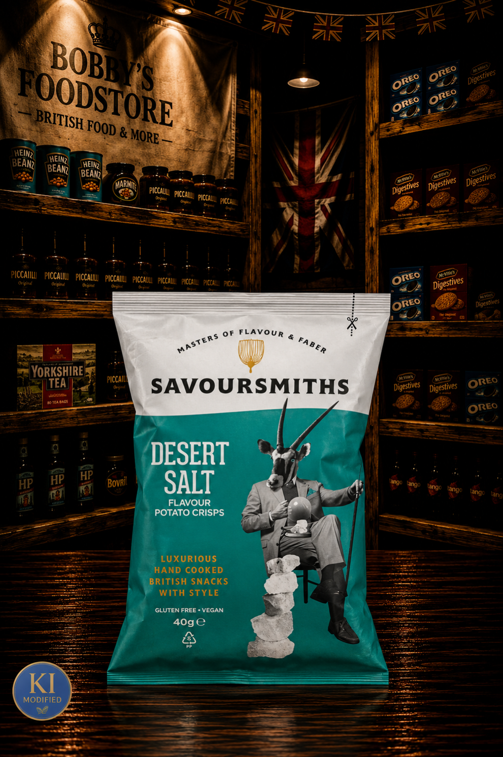 Savoursmith´s Crisps Desert Salt 150g
