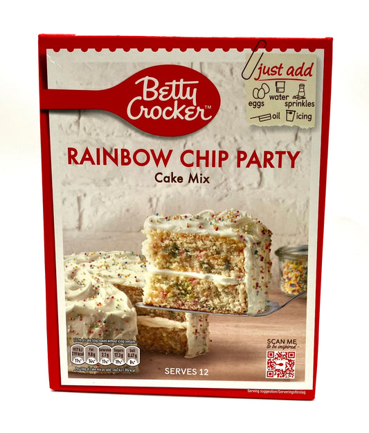 Betty Crocker Rainbow Chip Party Cake Mix 425g