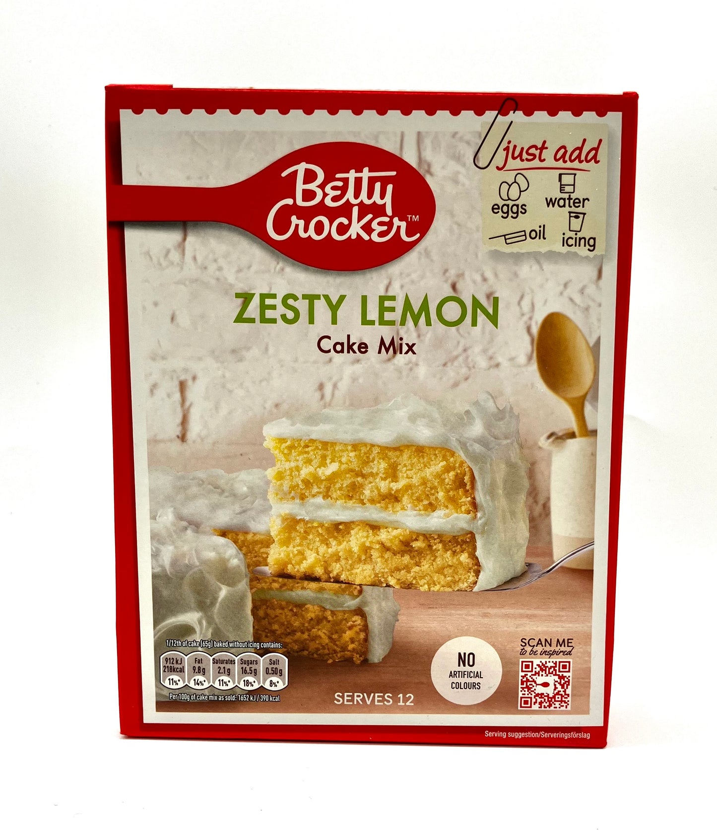 Betty Crocker Zesty Lemon Cake Mix 425g