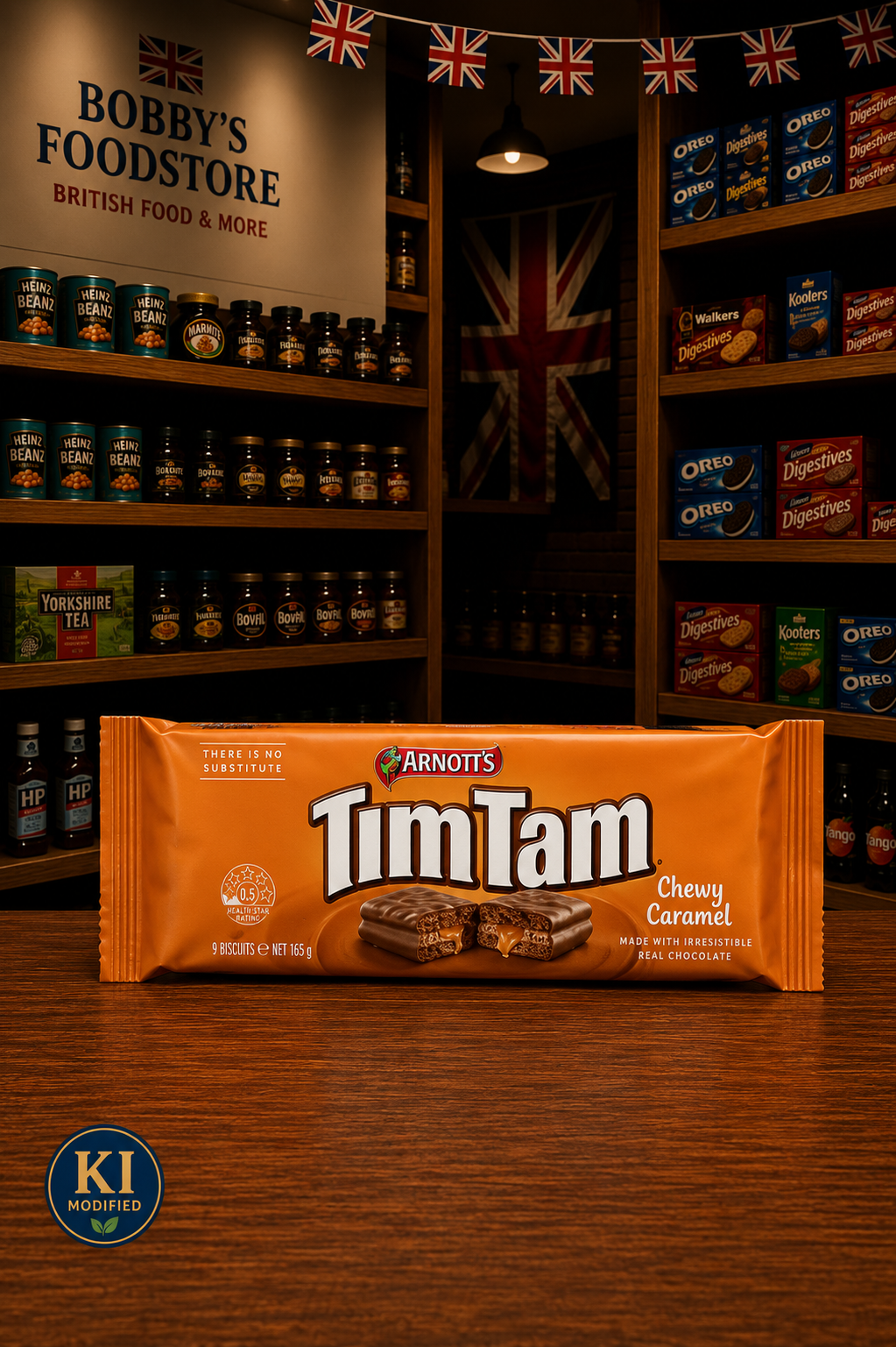 Arnotts Tim Tam Chewy Caramel Biscuits 200g