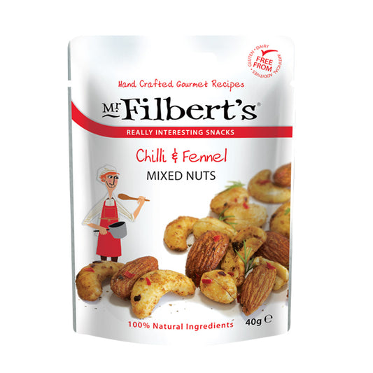 Mr. Filbert's Chilli & Fennel Mixed Nuts 40g