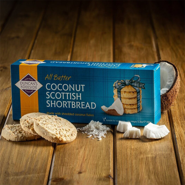 Duncans Coconut All Butter Shortbread 150g