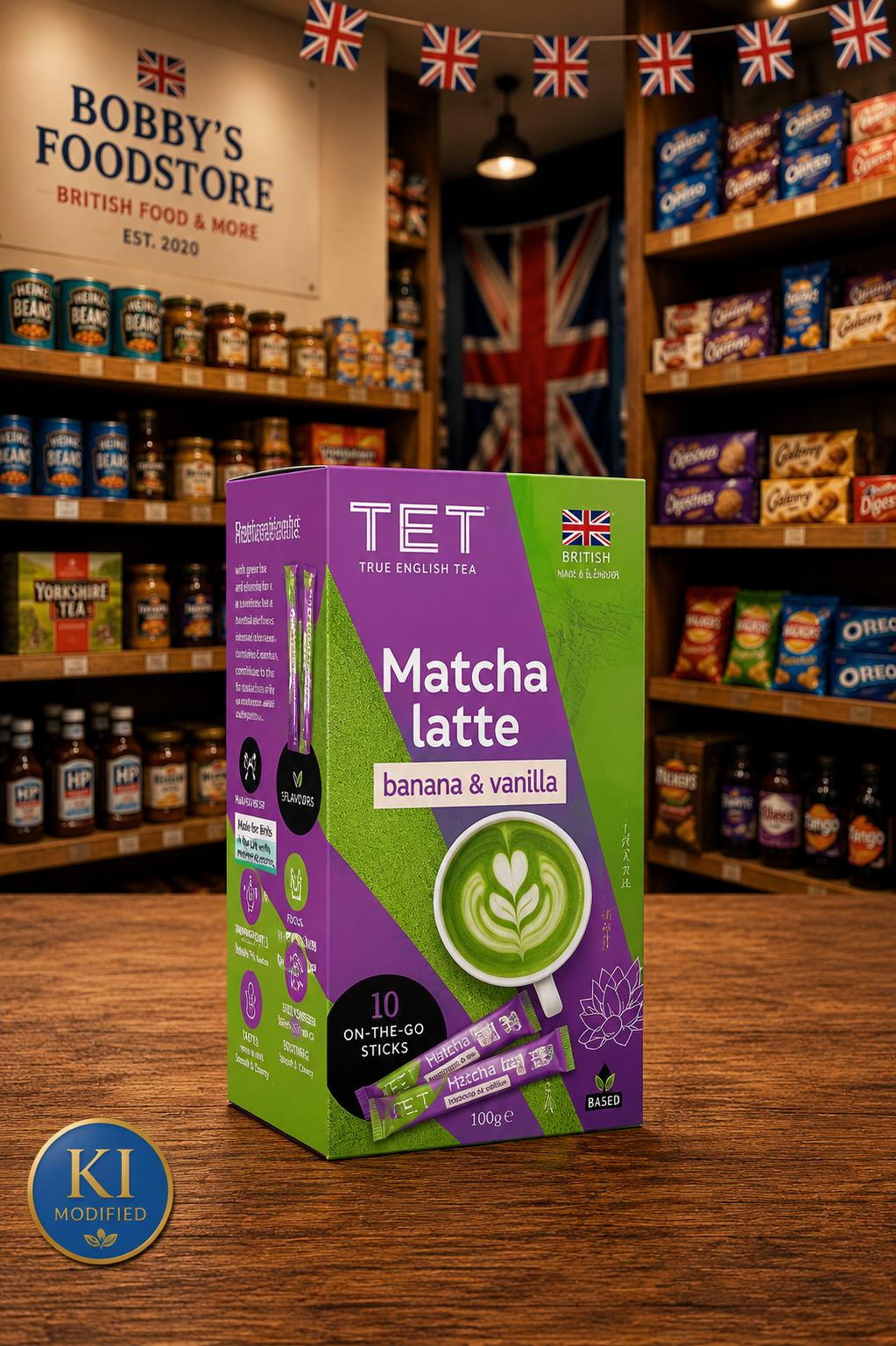 Matcha latte Banana & Vanilla 100g