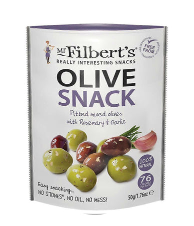 Mr Filbert’s Mixed Olives with Rosemary & Garlic 50g
