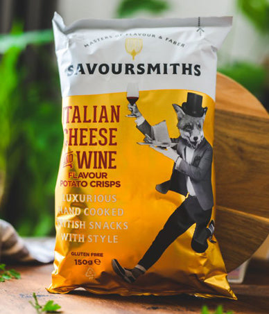 Savoursmith´s Crisps Italian Cheese and Wine 40g