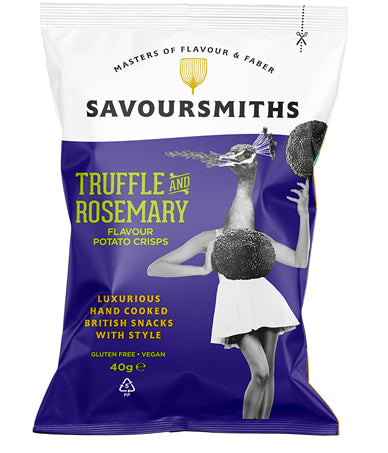Savoursmith´s Crisps Truffle and Rosemary 40g