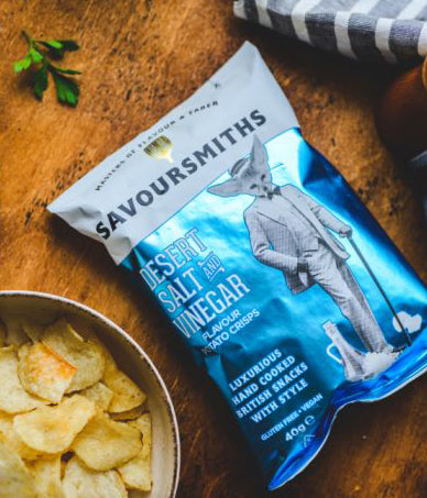 Savoursmith´s Crisps Desert Salt & Vinegar 40g