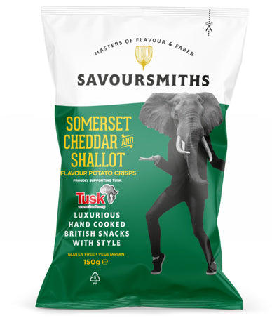 Savoursmith´s Crisps Somerset Cheddar & Shallot 150g