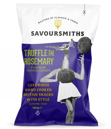 Savoursmith´s Crisps Truffle and Rosemary 150g