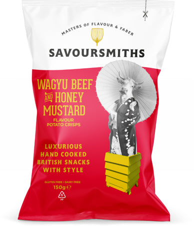 Savoursmith´s Crisps Wagyu Beef and Honey Mustard  150g