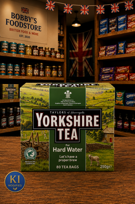 Yorkshire Hard Water 80 Tea Bags 250g