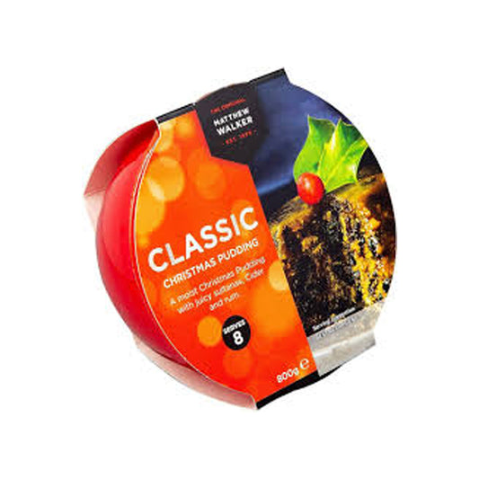 Matthew Walker Classic Christmas Pudding 8 Servings 800g