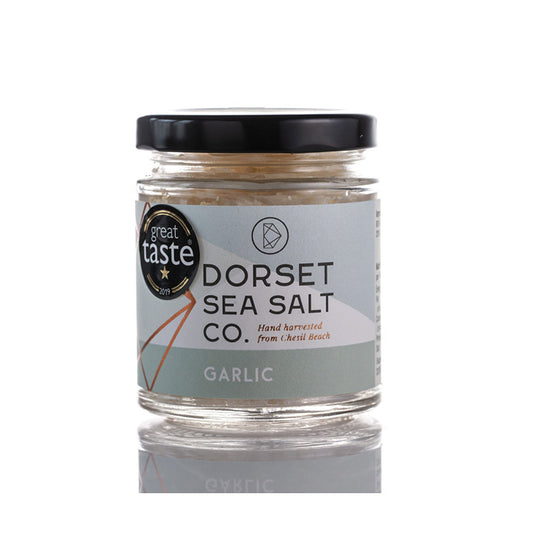 Dorset Garlic infused Sea Salt Jar 100g