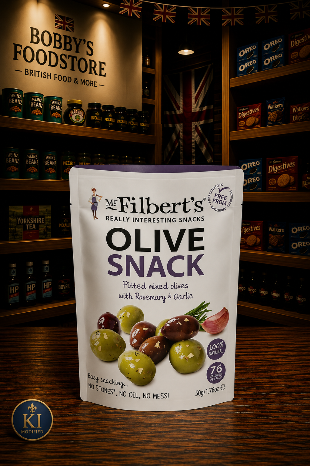 Mr Filbert’s Mixed Olives with Rosemary & Garlic 50g