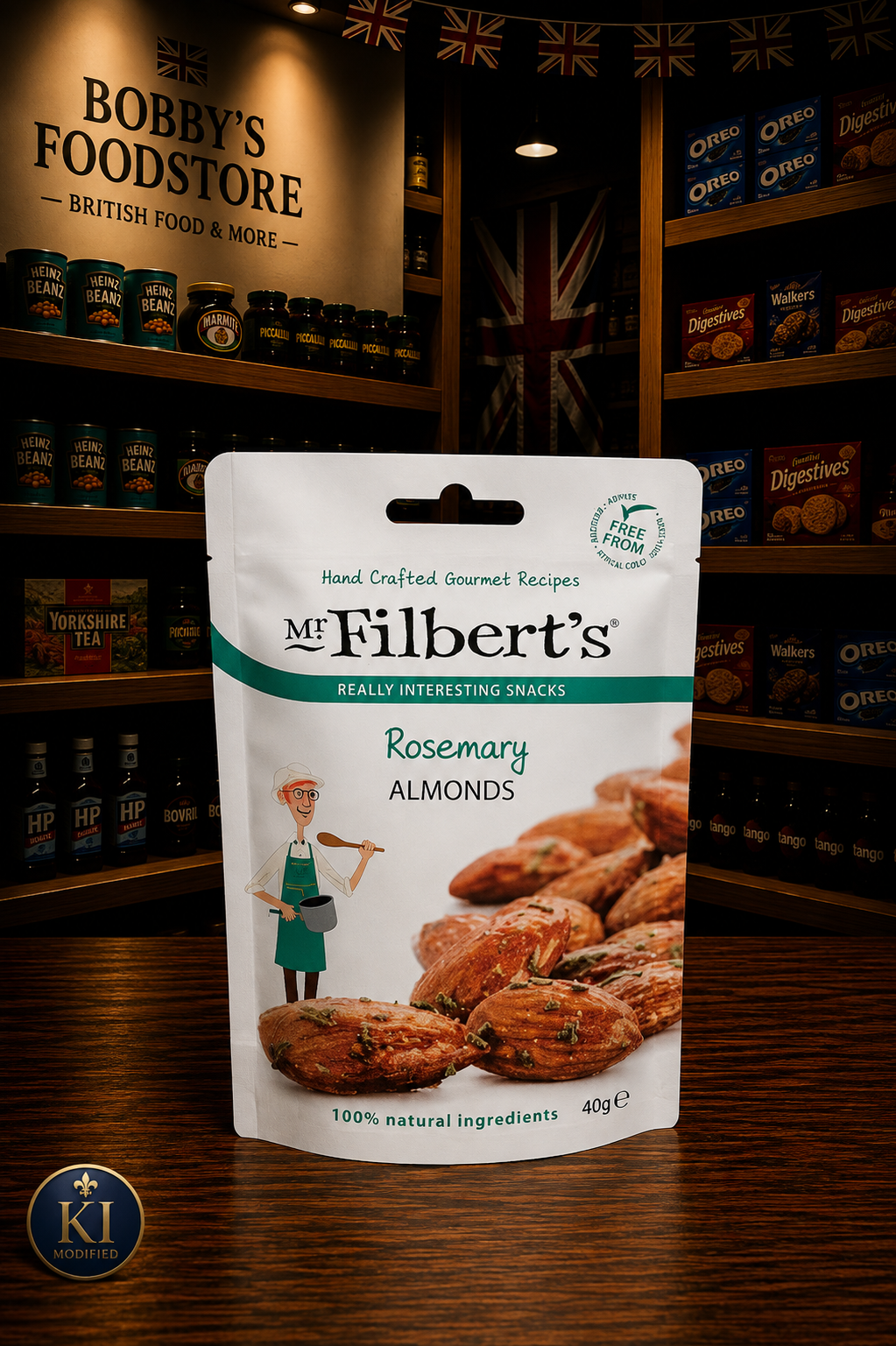 Mr. Filbert's French Rosemary Almonds 40g