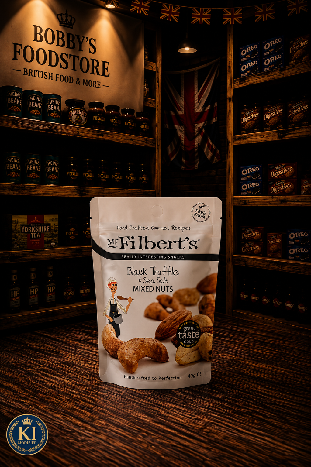 Mr. Filbert's Black Truffle & Sea Salt Mixed Nuts 40g