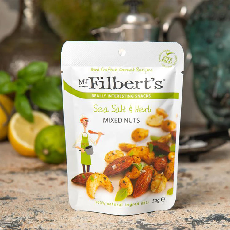 Mr. Filbert's Sea Salt & Herb Mixed Nuts 40g