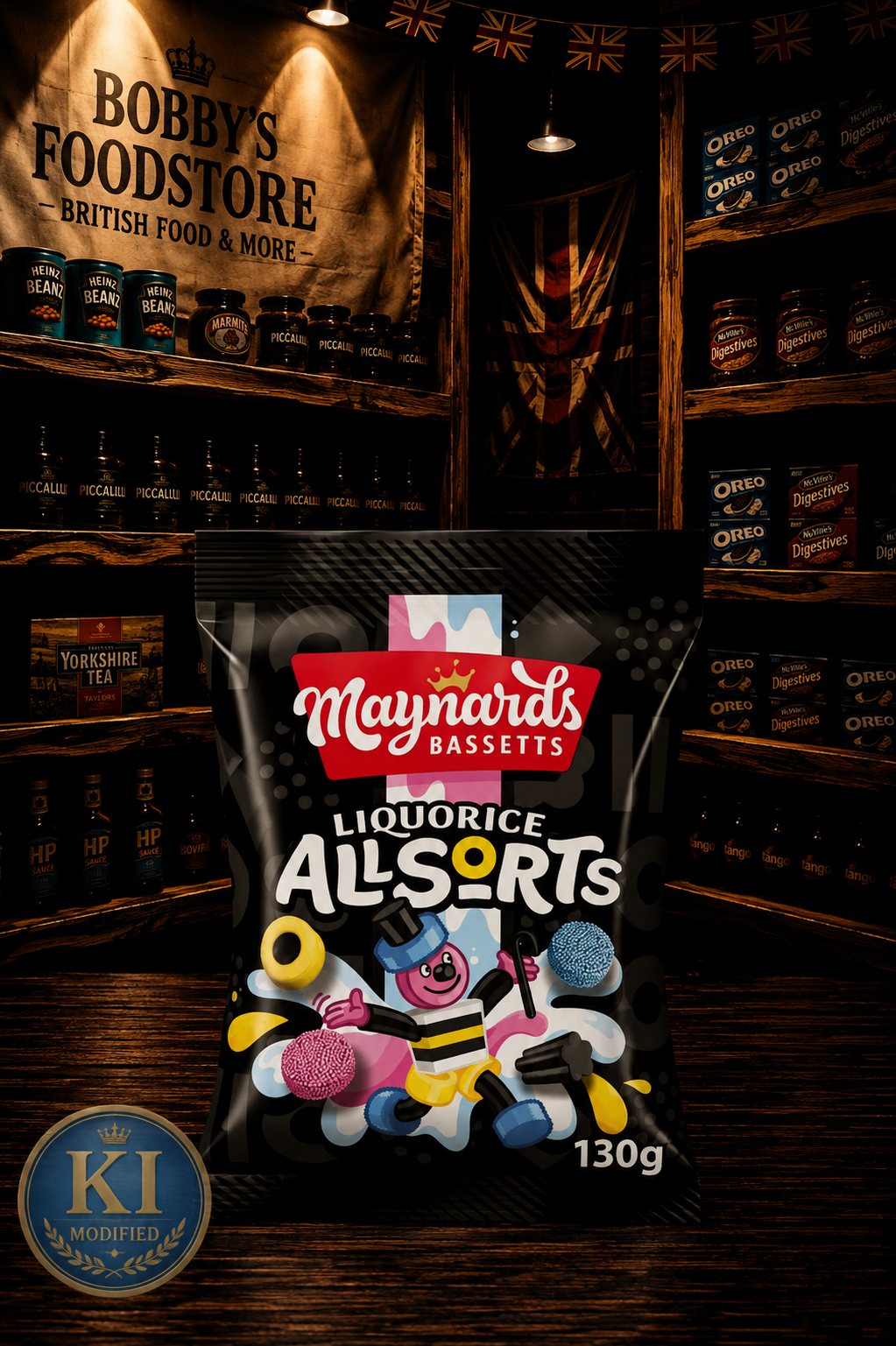 Maynards Liquorice allsorts 165g