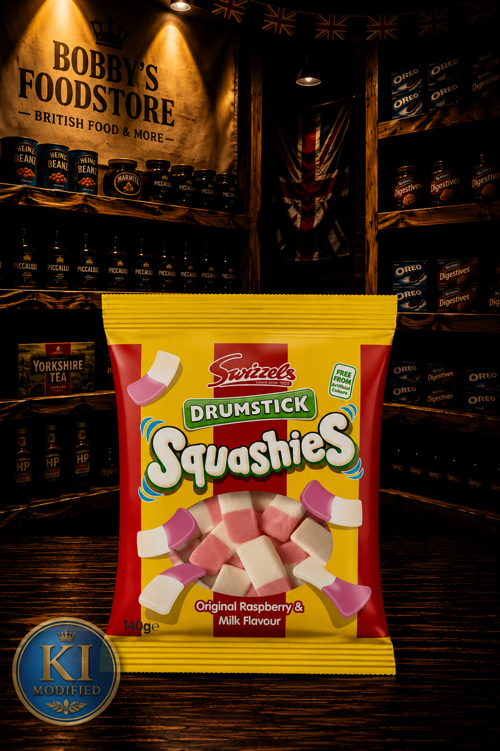 Swizzels Drumstick Squashies Raspberry & Milk 160g