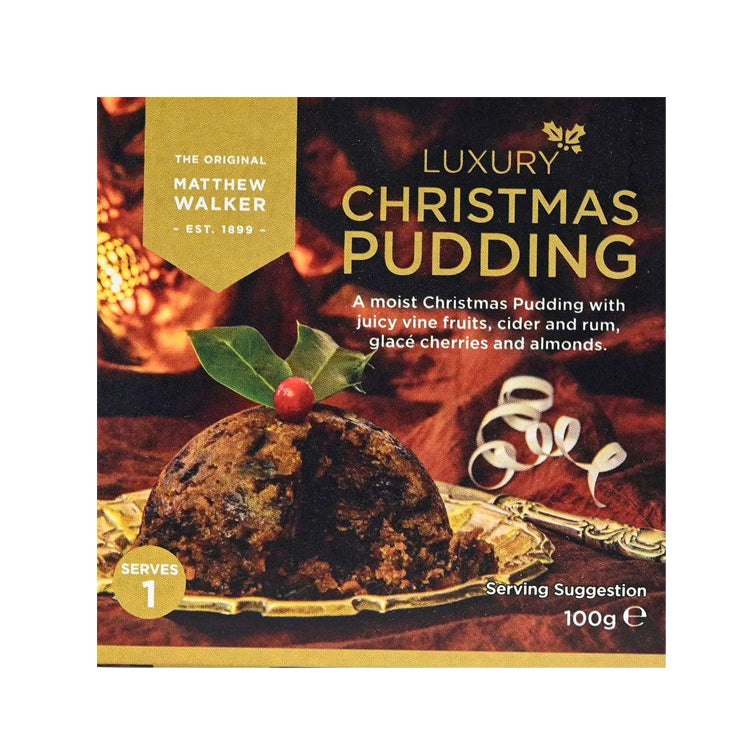 Matthew Walker Luxury Christmas Pudding 1 Serving 100g