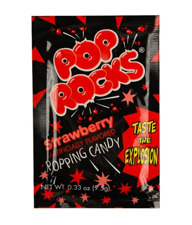 Pop Rocks Strawberry 9,5g
